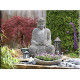 Buda Jardín Escultura Figura Asia Yoga Meditación