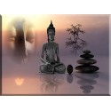 Buda Jardín Escultura Figura Asia Yoga Meditación
