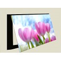 Tapa contador-Flores tulipanes naturales