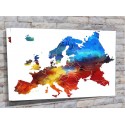 Mapa europa acuarela