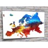 Mapa europa acuarela