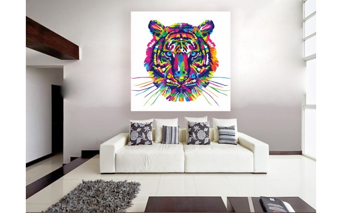 Tigre de colores