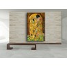 Cuadro arte abstracto inspirado en el klimt, pintura batik en los terrenos de Gustav Klimt