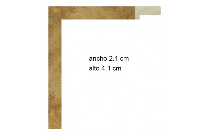 MOLDURA AYÚS 2141 ORO ZINC