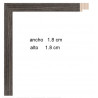 MOLDURA PINO GRIS ANTRACITA TEXTURA MADERA