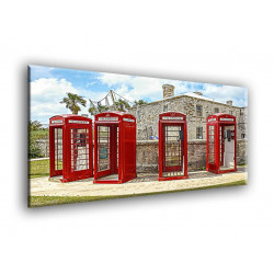 75013-Cabina -teléfono-rojo