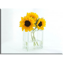 4034-Girasoles Vaso Decoración