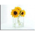 4034-Girasoles Vaso Decoración