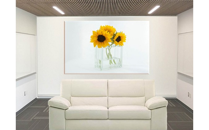 4034-Girasoles Vaso Decoración