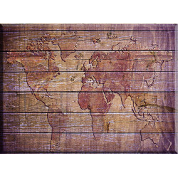 24518- mapa- mundi sobre madera
