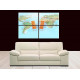 24530-Mapa Mundo Océano Complejo Relajación