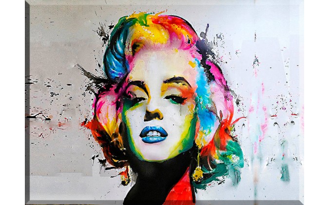 Arte en La Pared Marilyn Monroe Color Pintura-72024